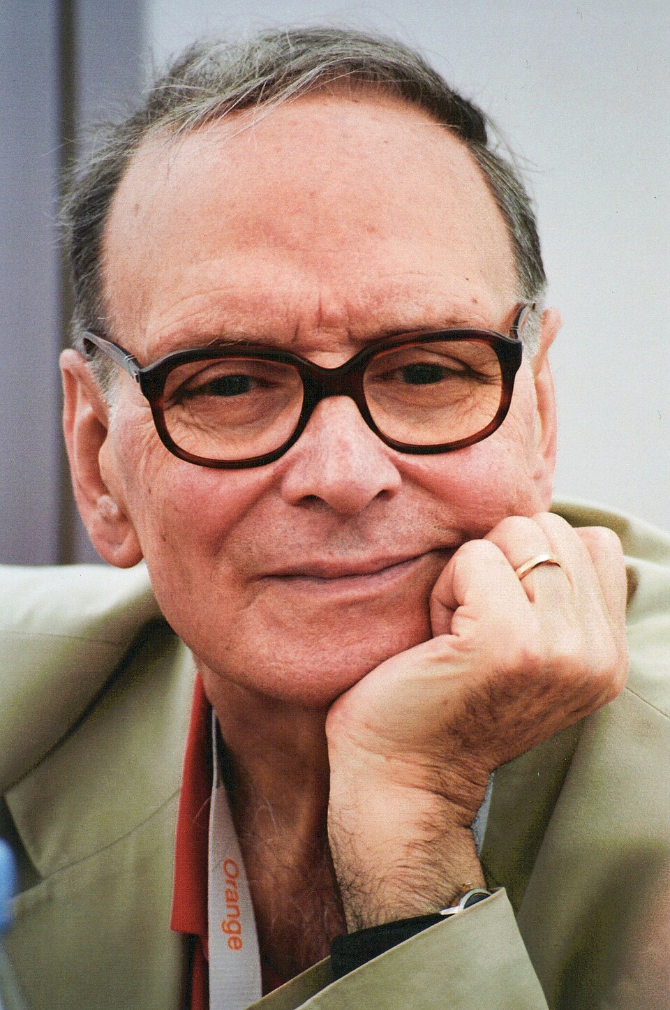 Portrait of Ennio Morricone