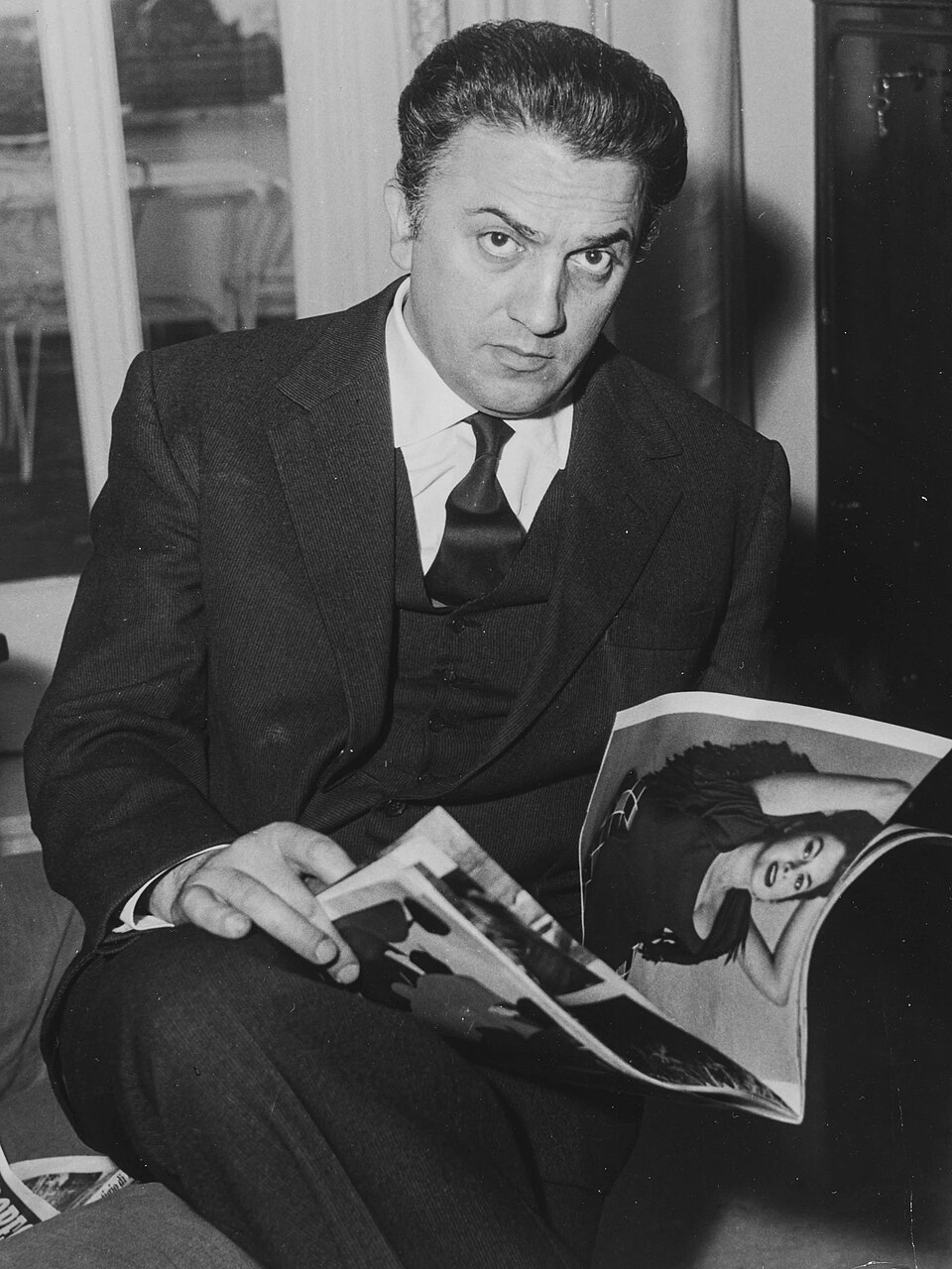 Portrait of Federico Fellini