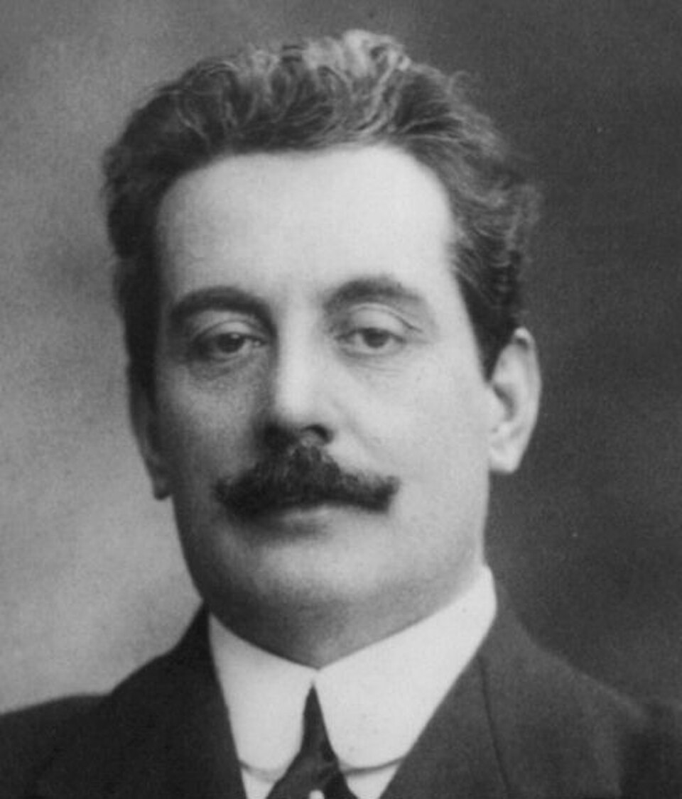 Portrait of Giacomo Puccini