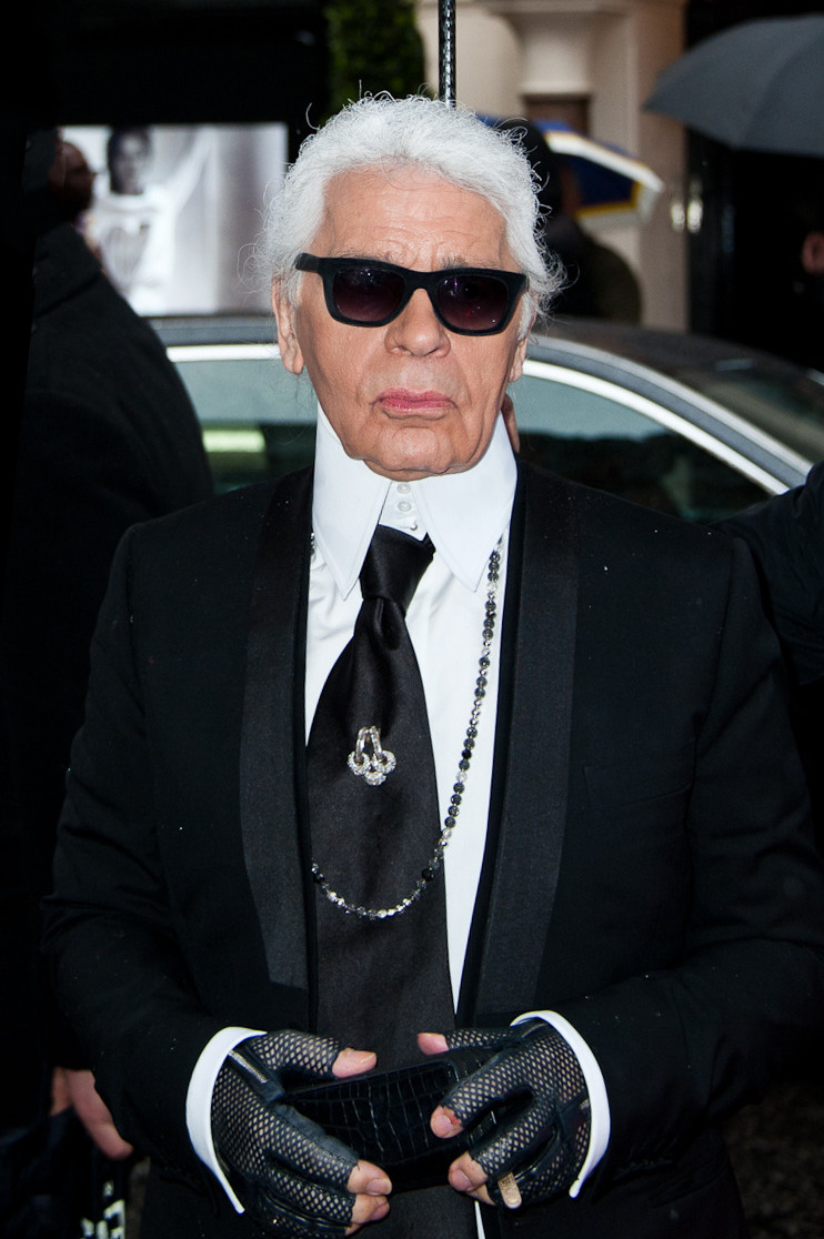 Portrait of Karl Lagerfeld