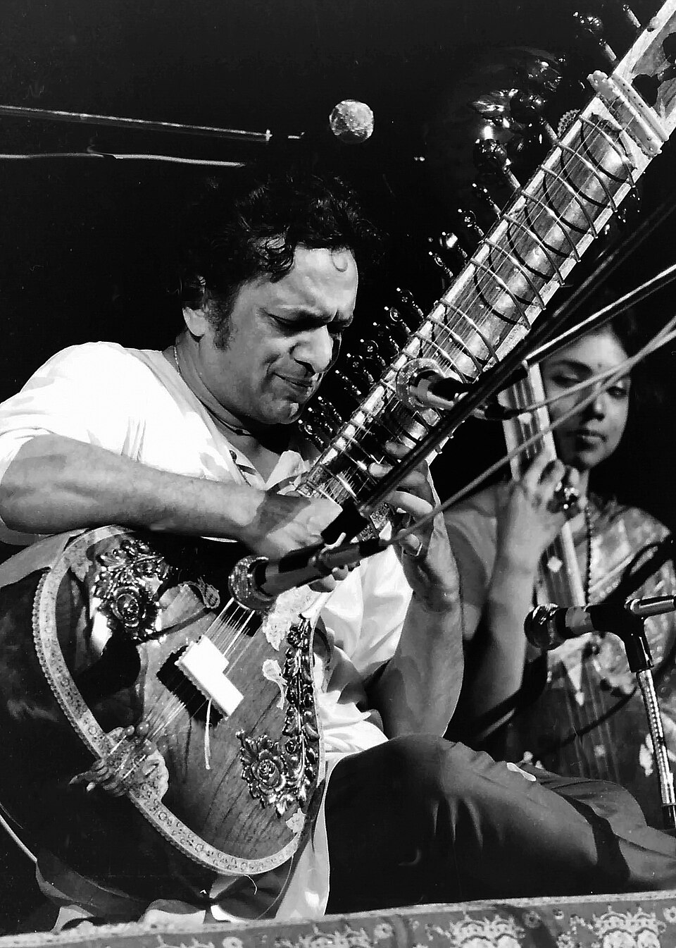 Portrait of Ravi Shankar