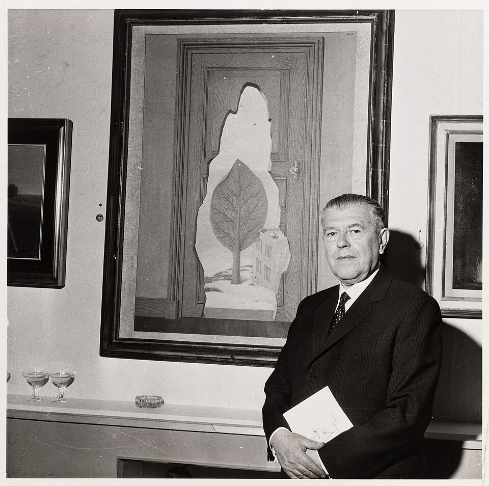 Portrait of René Magritte
