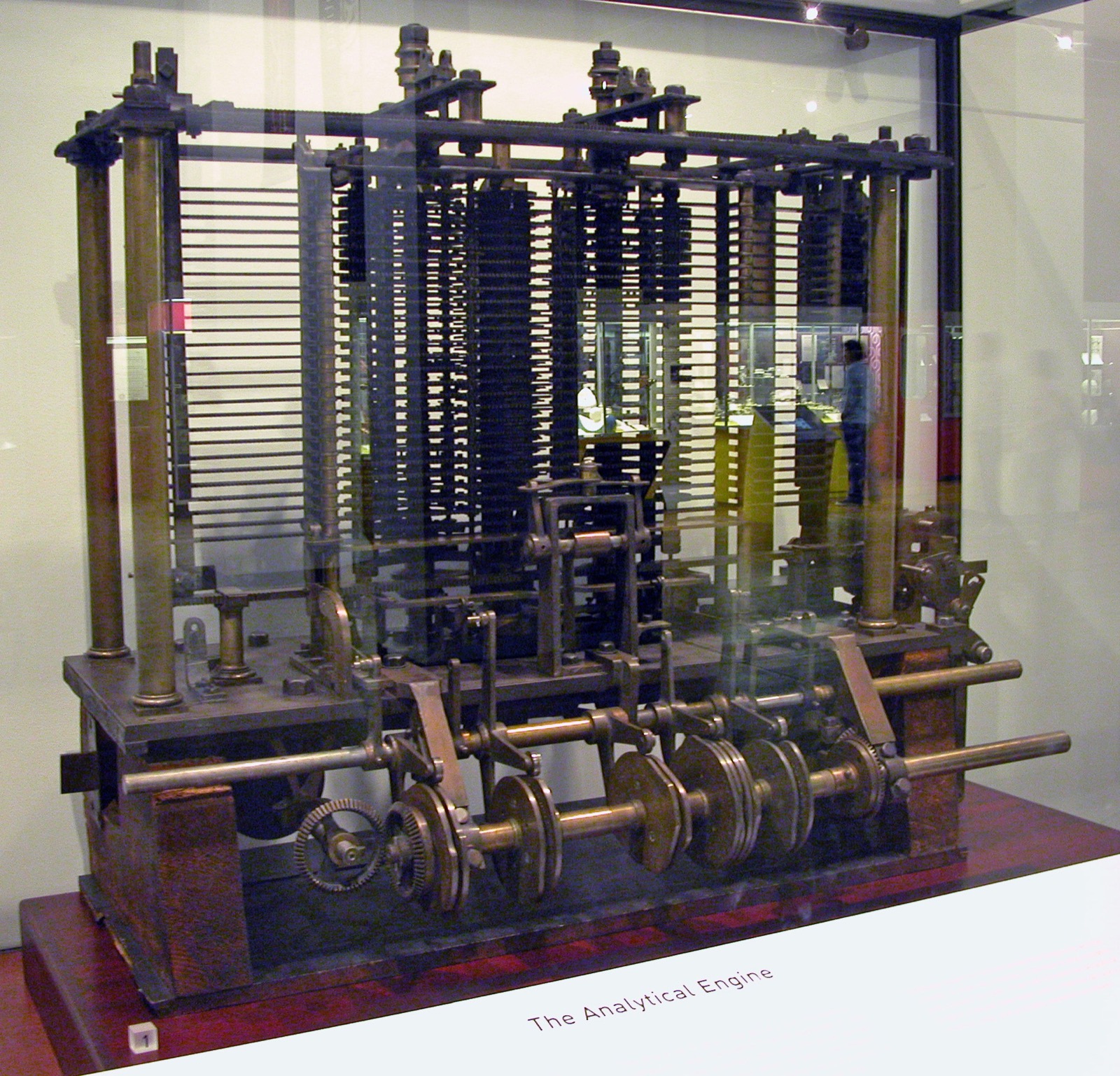 Trial portion of Charles Babbage's Analytical Engine, brass and steel